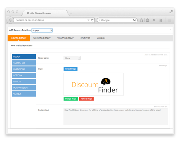 ADF - Amazon Discount Finder for WordPress - 8