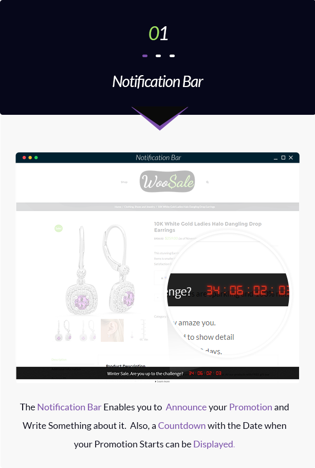 Woocommerce Sales Funnel Builder + Coming Soon Page + Notification Bar - WordPress Plugin - 3 woocommerce sales funnel builder + coming soon page + notification bar - wordpress plugin - notificationbar - Woocommerce Sales Funnel Builder + Coming Soon Page + Notification Bar &#8211; Wordpress Plugin