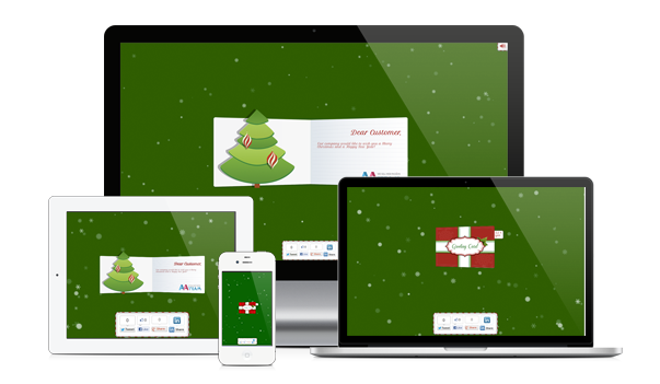 Business Christmas Greeting Card - WP Plugin - 3