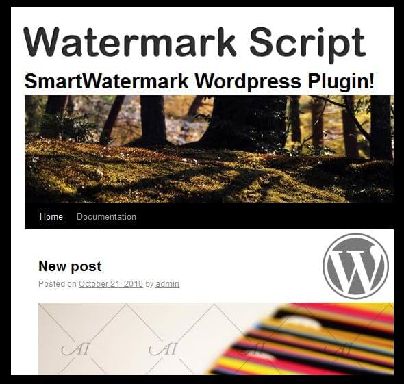 smartWatermark – wordpress plugin