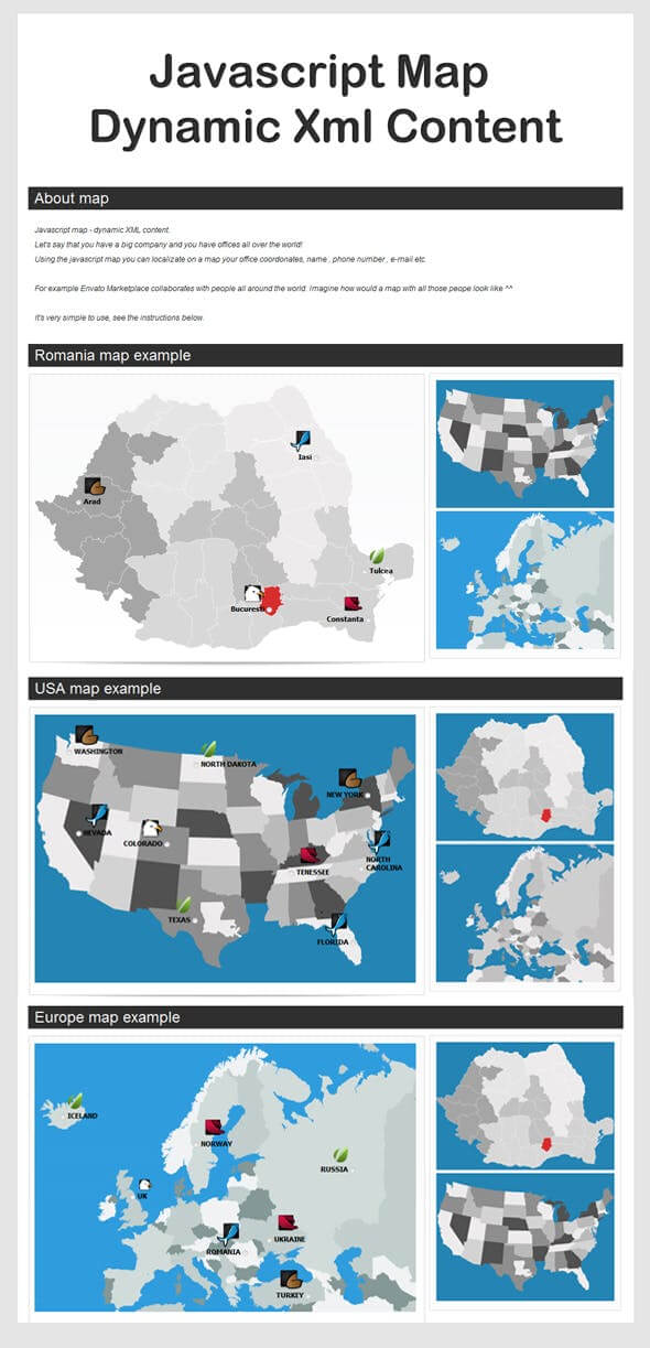 javascript map – dynamic xml content(with tooltip)