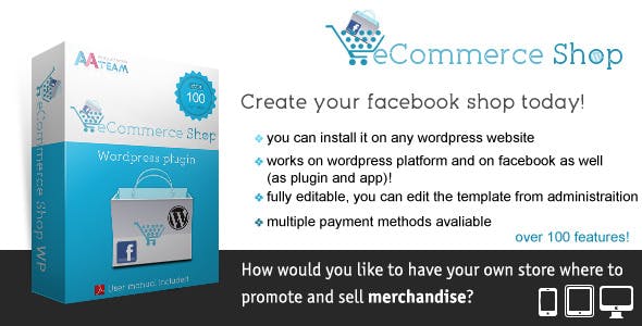 Facebook eCommerce Shop – WordPress Plugin