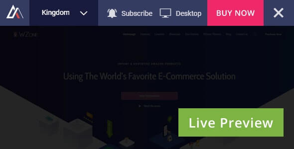 Envato Live Preview Switch Bar for WordPress